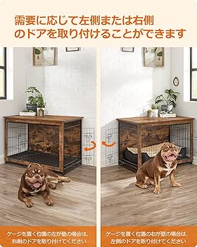 FEANDREA 犬 ケージ 木目調 ウッディサークル 98x65x68cm Amazon.co.jp: FEANDREA 犬 ケージ 木目調 ウッディサークル